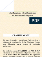 Clasificacion de Materiales Peligrosos