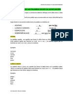 Clasificación de Las Palabras Según Su Acentuación