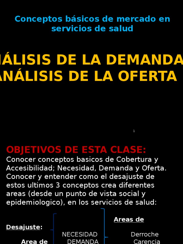 Análisis de Demanda y Oferta en Salud | PDF | Hospital | Oferta (economía)