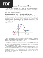 Graph Transformations: Transformations "After" The Original Function