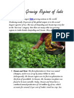 The Tea Growing Regions of India