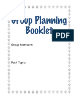 group post planning booklet