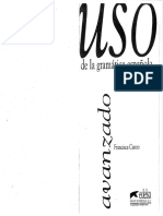 Uso de La Gramática Española - Avanzado PDF