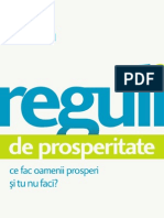 Reguli de Prosperitate - Ce Fac Oamenii Prosperi Şi Tu Nu Faci - Paul Coman