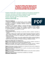 Cercetarea Şi Dezvoltarea Unei Tehnologii de Procesare Primară A Plantelor Medicinale Şi Aromatice