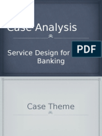 Case Analysis: Service Design For Mobile Banking