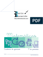 Cuaderno Matematicas 1 Primaria PDF