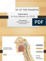 Anatomy of The Pharynx: Dr. Oscar Djauhari, Sp. THT-KL