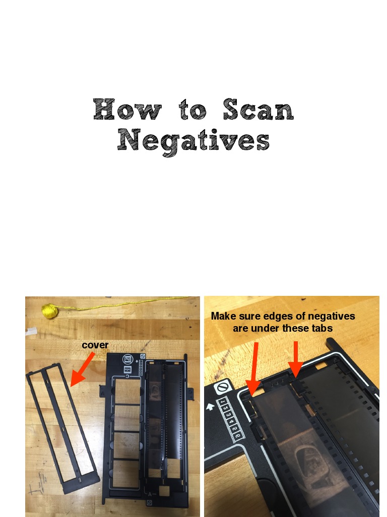How to Scan Negatives: Step-by-Step Guide | PDF | Computers