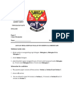 Form 1 English Paper 2 2013