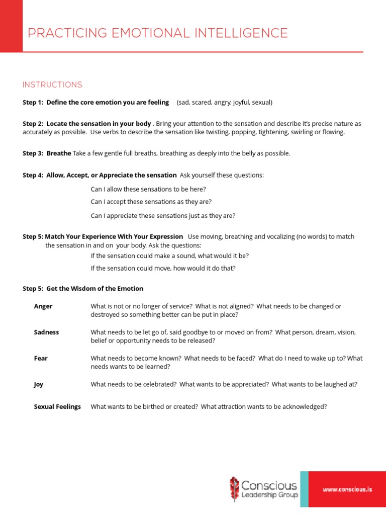 Mastering Emotions: A Guided Practice | PDF