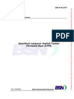 SNI 8142-2015 Spesifikasi Campuran Asphalt Treated Permeable Base (ATPB)