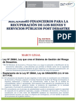 Mecanismo Financiero Post Desastre