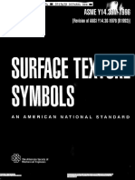 ASME Y14.36M-1996 - Surface Texture Symbols