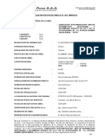 Acta de Recepcion de Obra N°057 - 2009 Ampliacion de Red  DistribucioN Secundaria Av.Costanera Jose. A Encinas - PUNO
