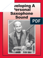 Developing a Personal Saxophon Sound