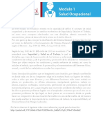 Modulo 1 PDF Salud Ocupacional