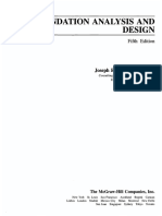 Foundation Analysis and Design: Fifth Edition