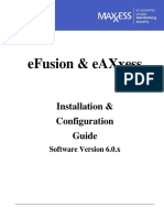 Installation Guide for EAXxess_eFusion 6.1.2