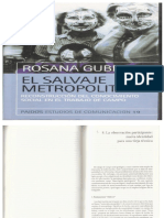 Guber, Rosana - El Salvaje Metropolitano PDF