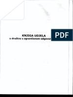 Knjiga Udjela D.o.o.-Primjer