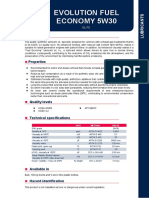 Evolution Fuel Economy 5W30: Description
