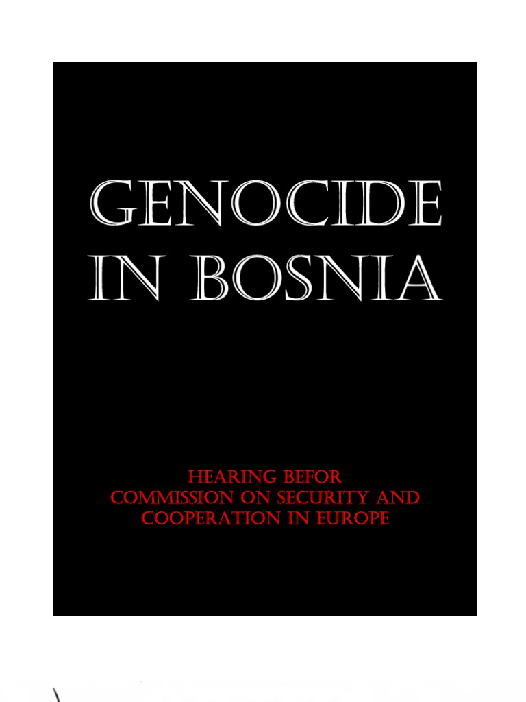 Genocide In Bosnia Herzegovina Bosnian Genocide Pdf Bosniaks