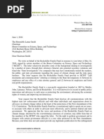 Rockefeller Climate Change Letter 