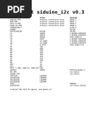 SIDuino I2c Partlist v03