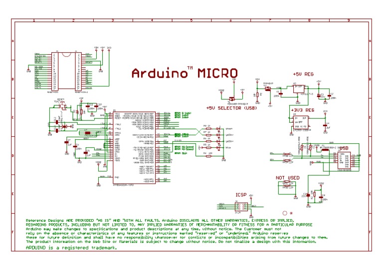 Arduino Micro Schematic