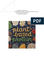 Nutrition Education Plant Based Protein