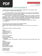 Materialdeapoioextensivo Literatura Exercicios Intertextualidade 2