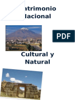 Patrimonio Nacional Cultura y Naturall