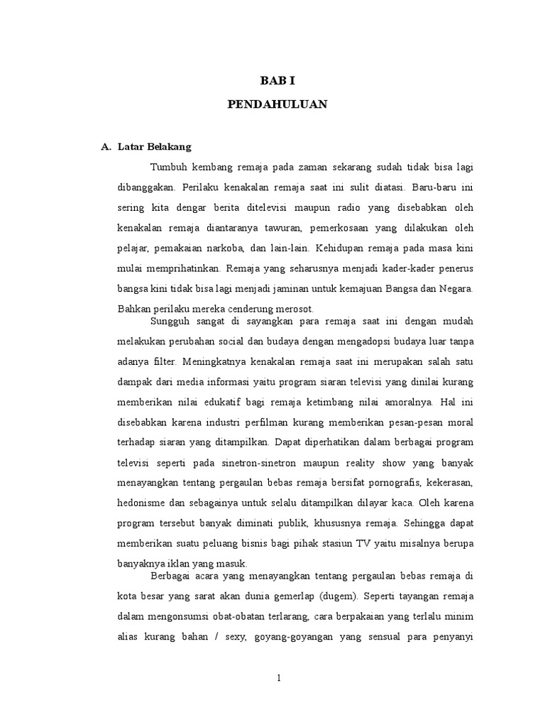 Makalah Kenakalan Remaja Mencuri Docx