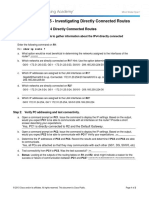 Completed DOC 4.3.2.5 Investigating Directly Connected Routes