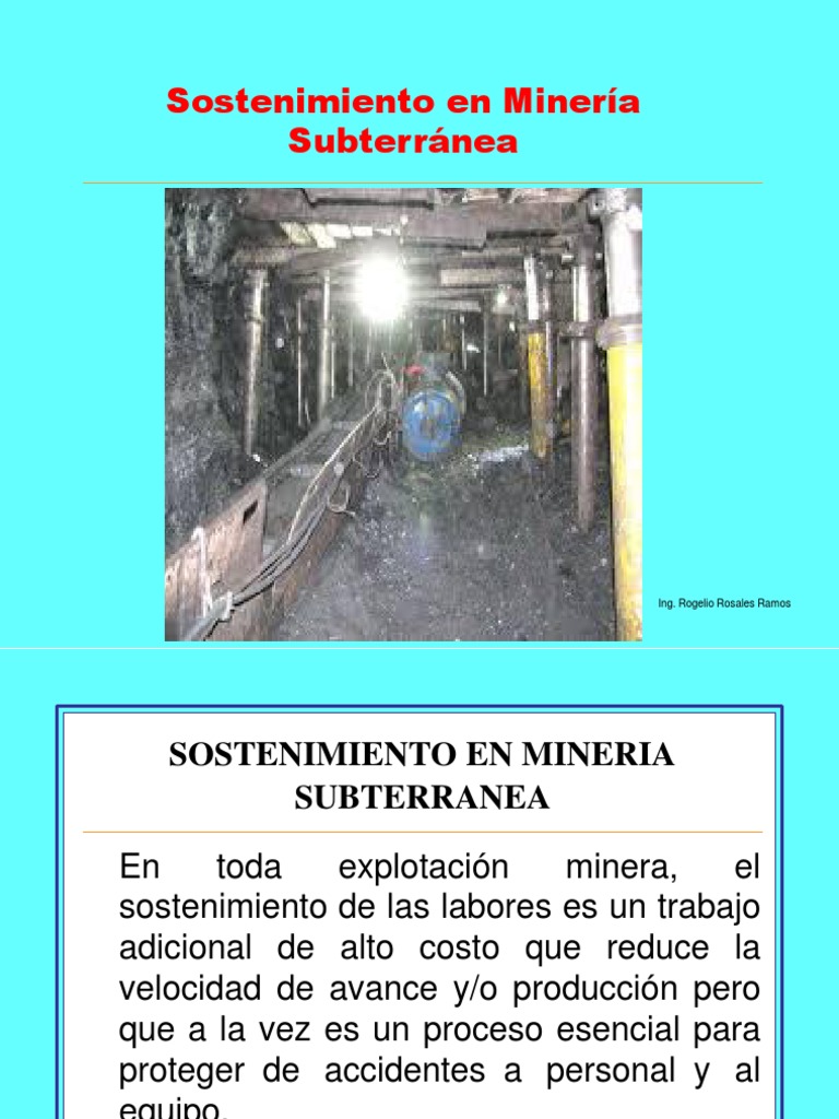 Sostenimiento Madera PDF | Roca (geología) |