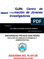 Esquema plan de investigación USP