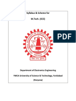 Syllabus & Scheme For M.Tech. (ECE)