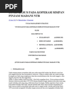 Download STUDI KASUS PADA KOPERASI SIMPAN PINJAM MADANIdocx by nouval SN314558196 doc pdf