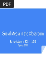 social media in the classroom