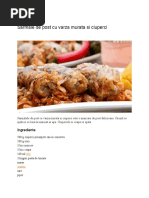 Sarmale de Post Cu Ciuperci