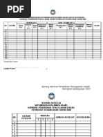 Borang Pemarkahan Pertandingan Mewarna