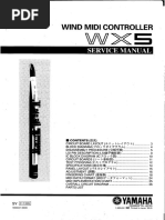 Yamaha WX11 Manual English | PDF