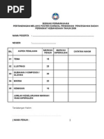 Borang Pemarkahan Pertandingan Mewarna