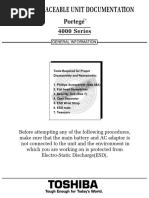 Toshiba: Field Replaceable Unit Documentation