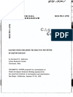 FACTORS WHICH INFLUENCE THE ANALYSIS AND DESIGN OF EJECTOR NOZZLES