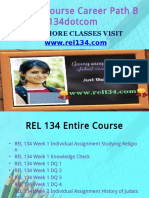 REL 134 Course Career Path Begins Rel134dotcom