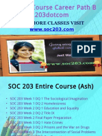 SOC 203 Course Career Path Begins Soc203dotcom