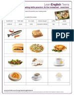 At The Restaurant - Exercises - at - The - Restaurant - Exercises - 0
