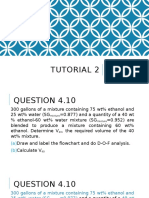 Tutorial 2 Material Balance Non-reactive on Single Unit